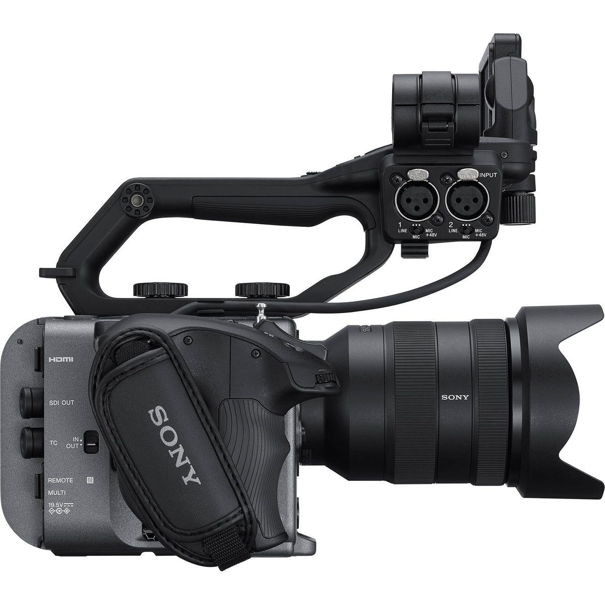 Cámara Digital Sony FX6 Digital Cinema Kit con 24-105mm Lente - vista lateral