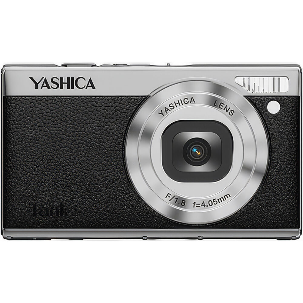 Cámara Digital Yashica Tank Compacta 12MP Negra - vista trasera