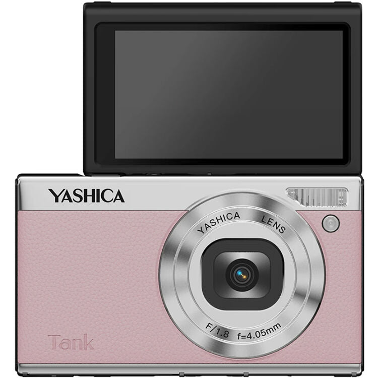 Cámara Digital Yashica Tank Compacta 12MP Rosa - vista principal