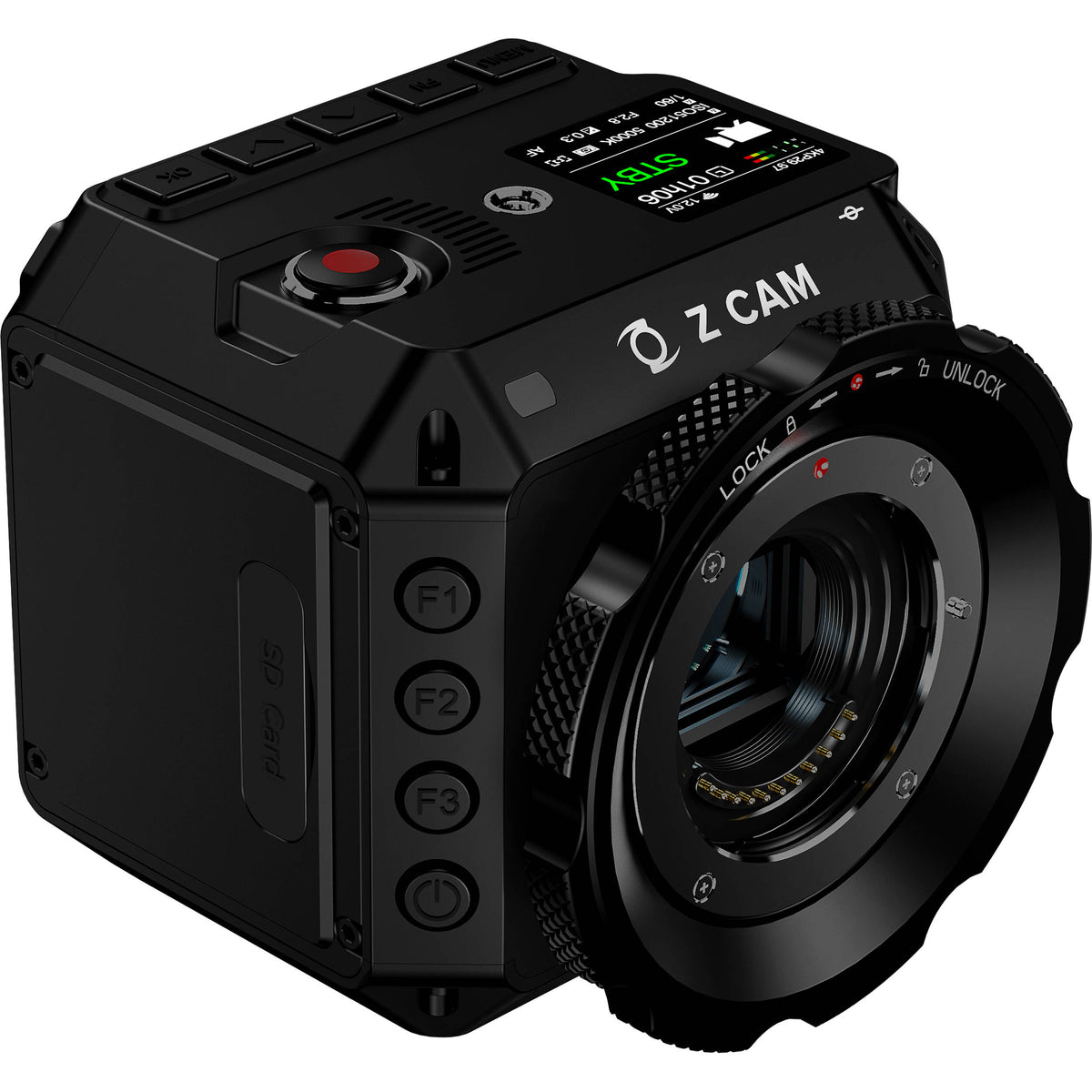 Cámara Digital Z CAM E2N Mark II 4K con NDI - vista trasera