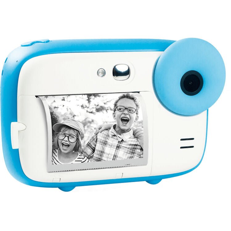 Cámara Instantánea AgfaPhoto Realikids Instant Cam para Niños Azul - vista lateral