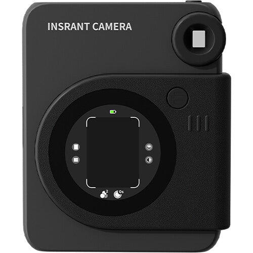 Cámara Instantánea Hanin M6 Pro con Kit de Película 20 Fotos Negra - vista frontal