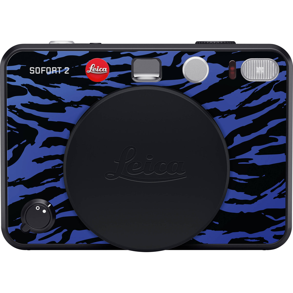 Cámara Instantánea Leica SOFORT 2 Edición Burton Azul - vista lateral