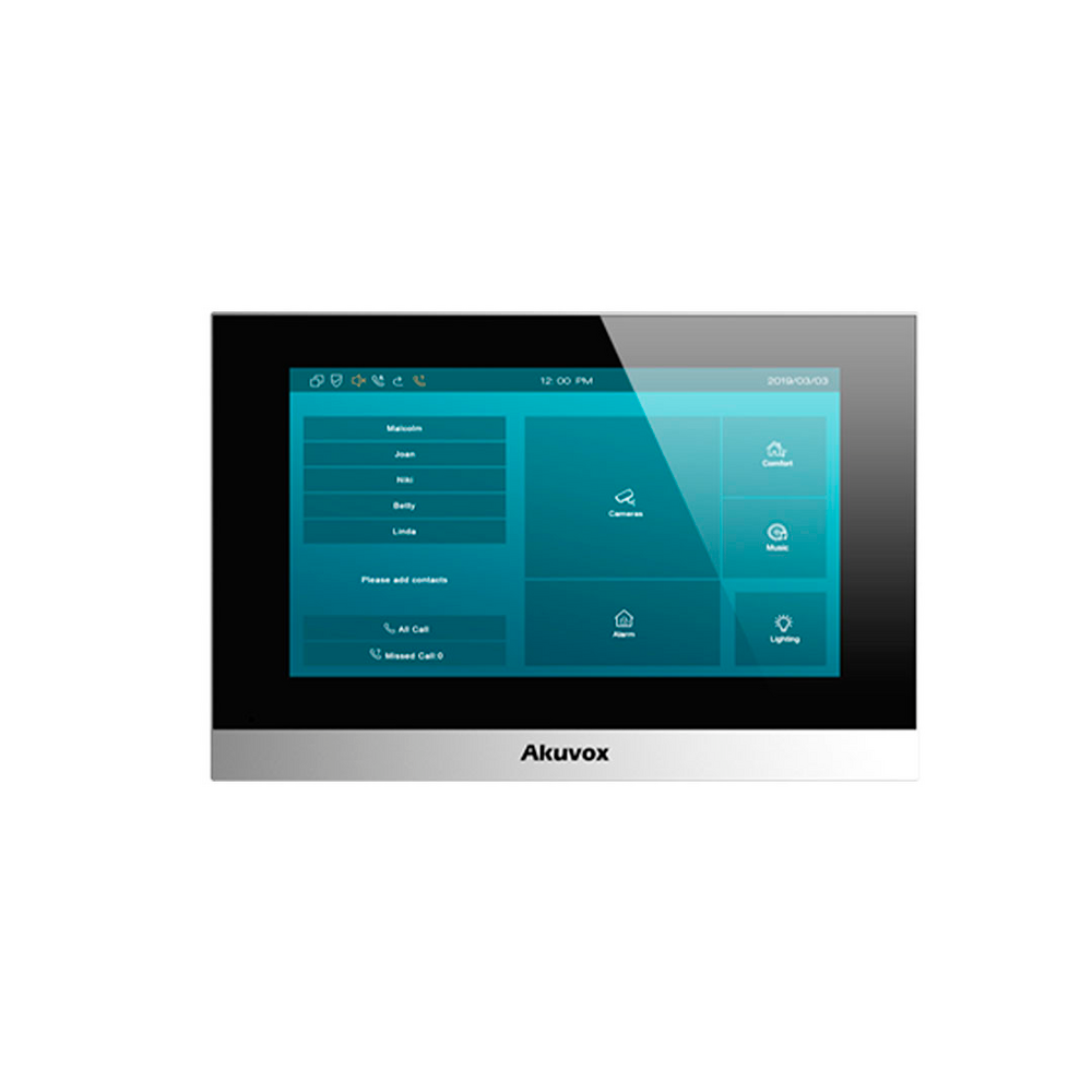 Monitor Linux de 7 Pulgada para interior Akuvox C313WV3