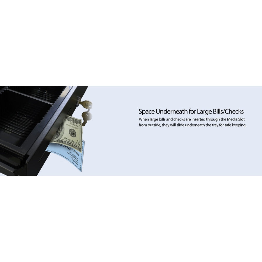 Cajón de Dinero Adesso 16" POS Cash Drawer Tray - vista 7