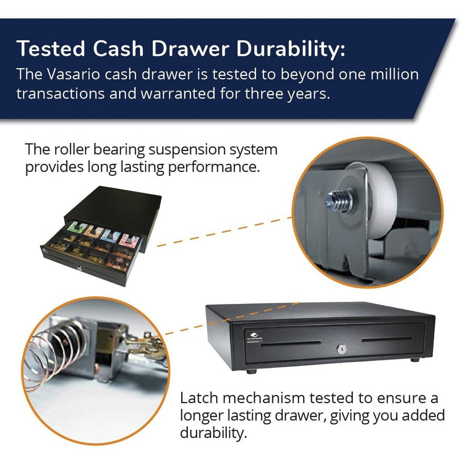 Cajón de Dinero apg Cash Drawer Vasario 1616 Cash Drawer: VB320-BL1616-B5 - vista 6