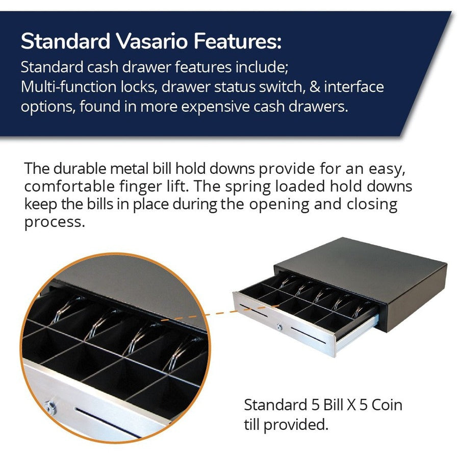 Cajón de Dinero apg Standard- Duty 19" Electronic Point of Sale Cash Drawer | Vasario - vista 5