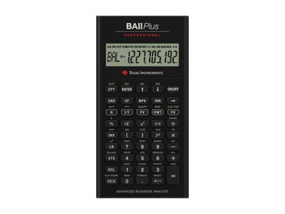 Calculadora Financiera Texas Instruments BAII PLUS PROFESSIONAL - vista 1