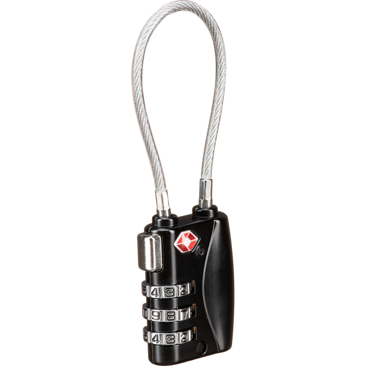 Candado PortaBrace Single Cable para Hard - vista lateral