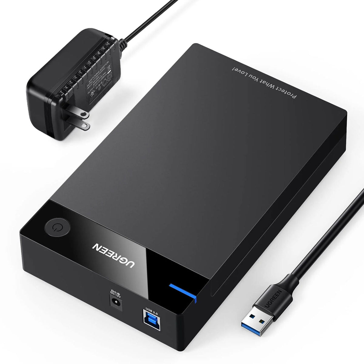 Carcasa de Disco UGREEN 3,5 y 2,5 Pulgadas SATA III USB 3.2 Gen 1 - vista principal