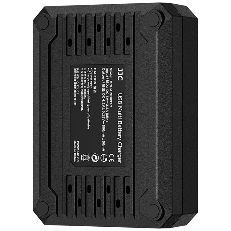 Cargador JJC Multi- para Ricoh DB-120 - vista frontal