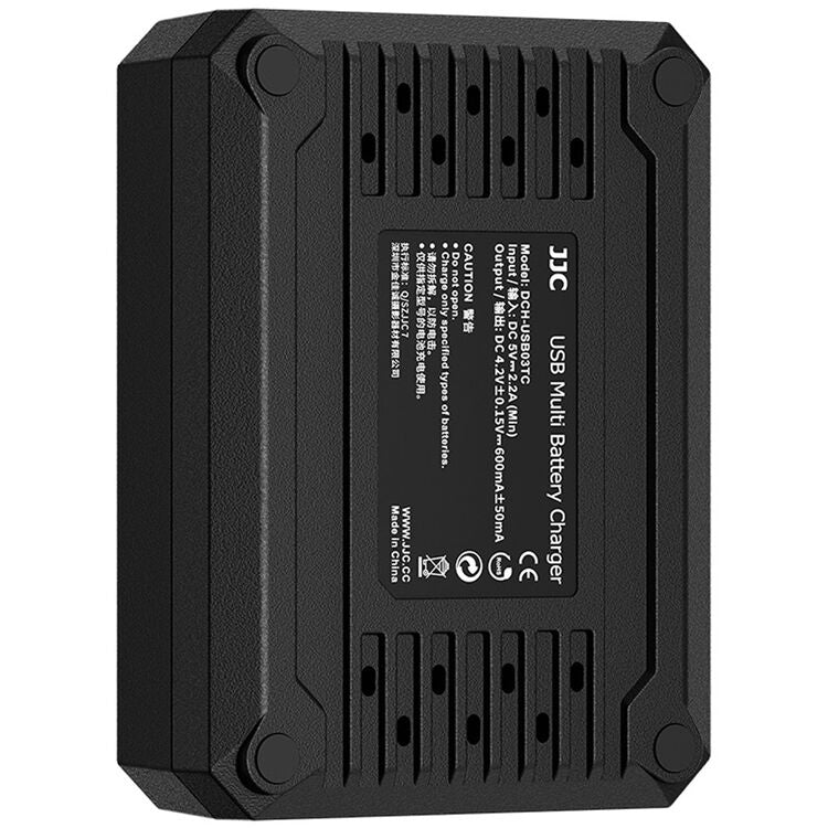 Cargador JJC Multi- para Ricoh DB-120 - vista lateral