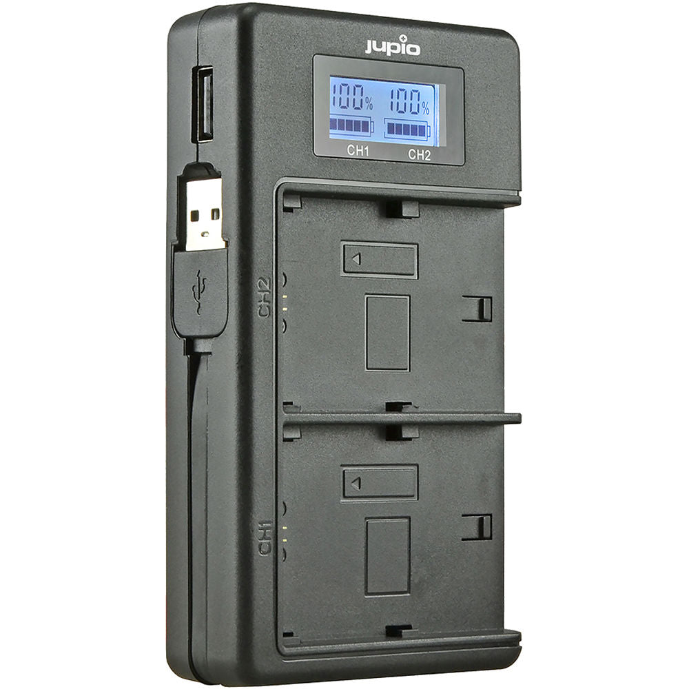 Cargador Jupio USB Dedicated Duo para Panasonic DMW-BLF19E - vista principal