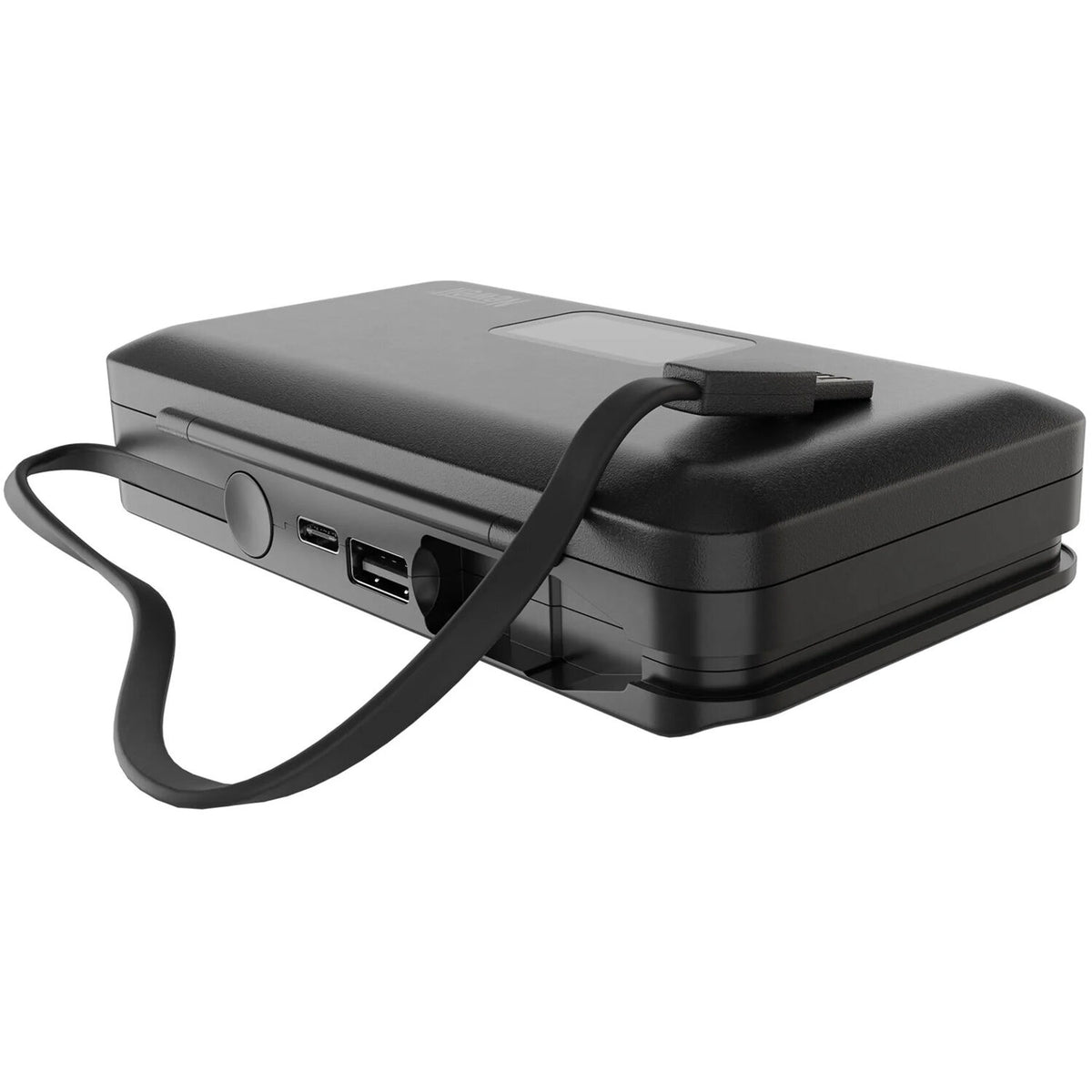 Cargador Newell LCD Dual-Channel con SD Card Reader para Canon LP-E10 - puertos y conexiones