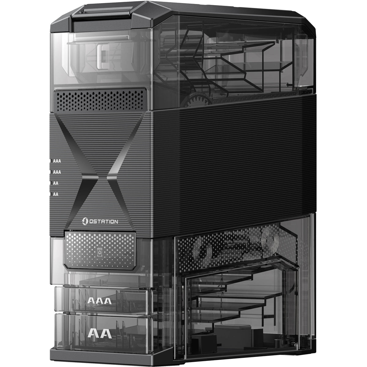 Cargador Olight Ostation 2 AA /AAA Automatic - vista frontal