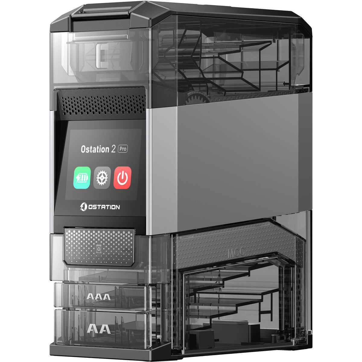 Cargador Olight Ostation 2 Pro AA /AAA Automatic - vista frontal