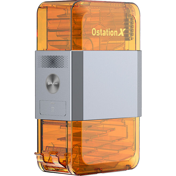 Cargador Olight Ostation X AA Automatic - vista trasera
