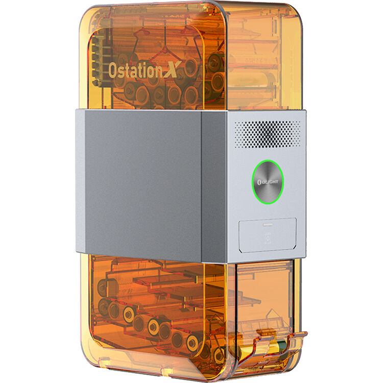Cargador Olight Ostation X AA Automatic - puertos y conexiones