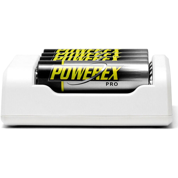 Cargador Powerex MH-C401U USB Smart con 4 Powerex Pro NMH - contenido de la caja