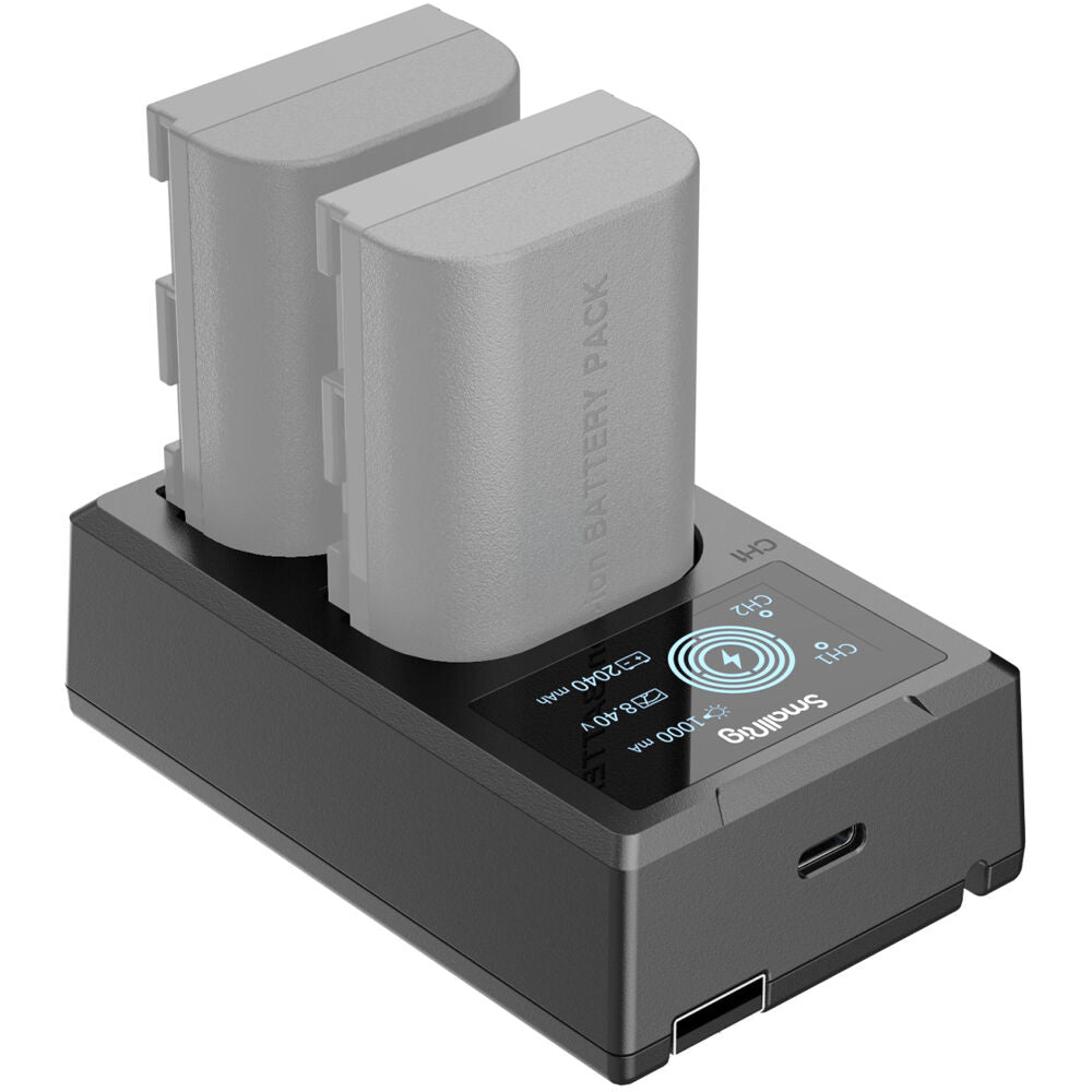 Cargador SmallRig LP-E6NH Camera - vista frontal