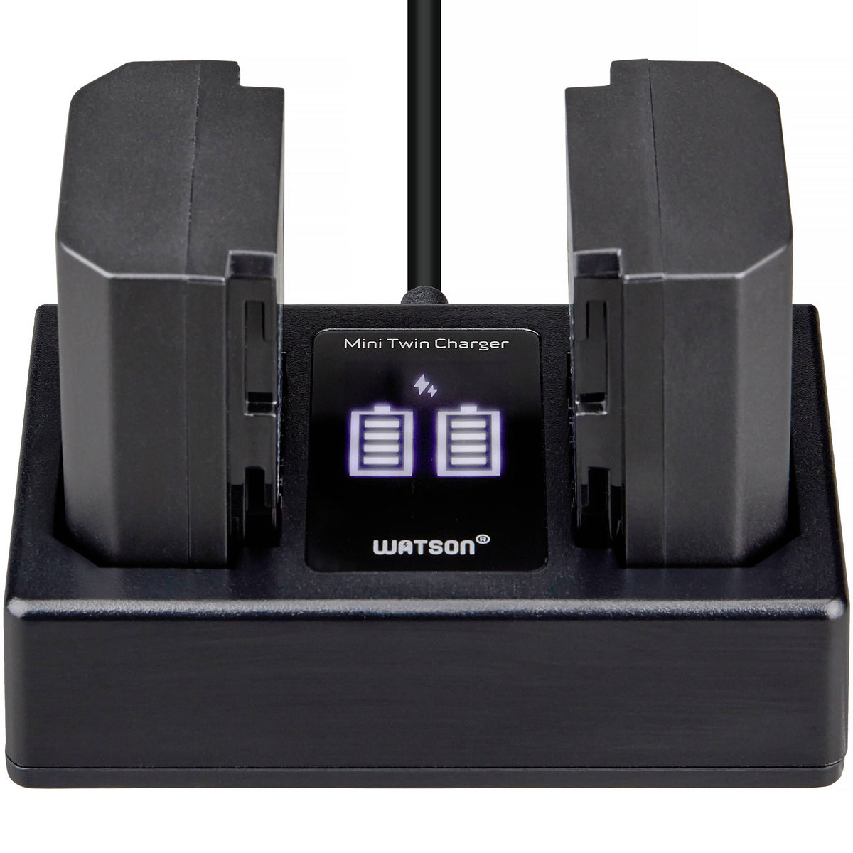 Cargador Watson Mini Twin para NP-FZ100 - vista frontal