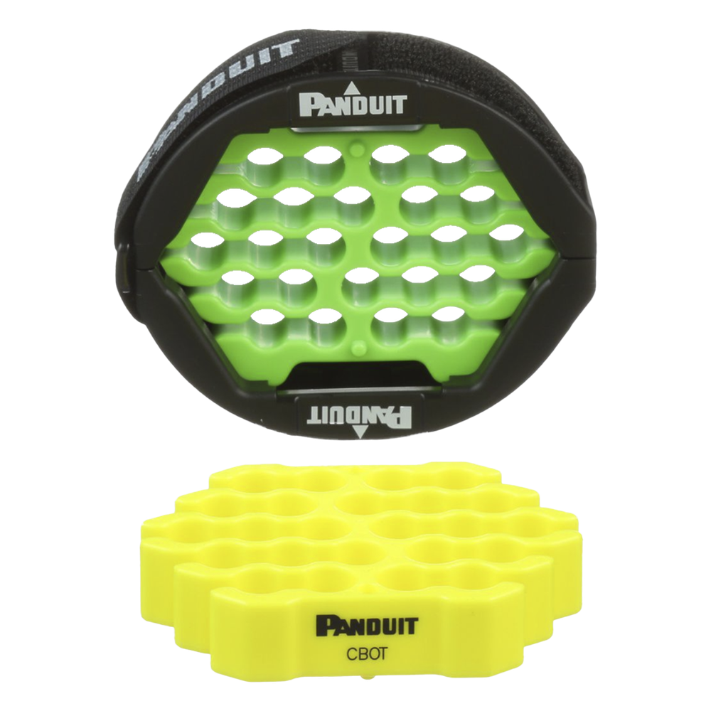 Herramienta Para Peinado y Organización de Cables Panduit CBOT24K Verde