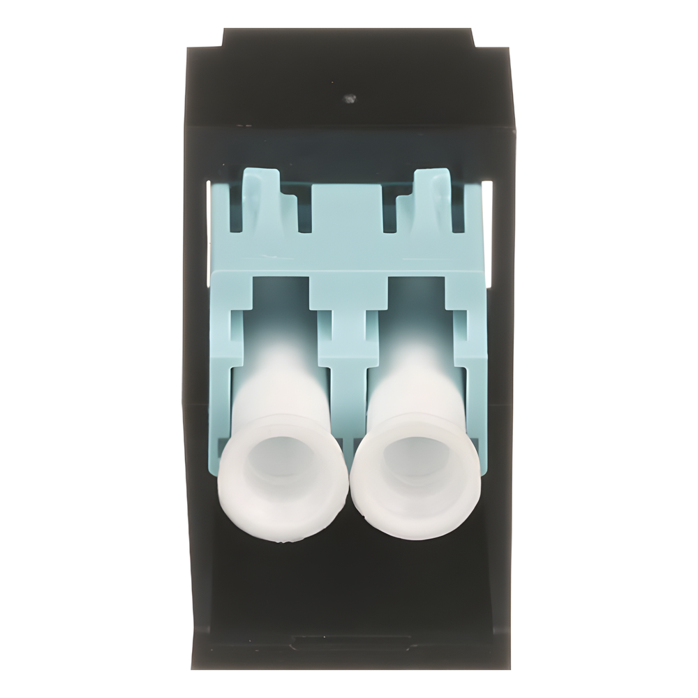Módulo Acoplador LC Panduit CMDSAQLCZBL Multimodo OM3 Dúplex Aqua