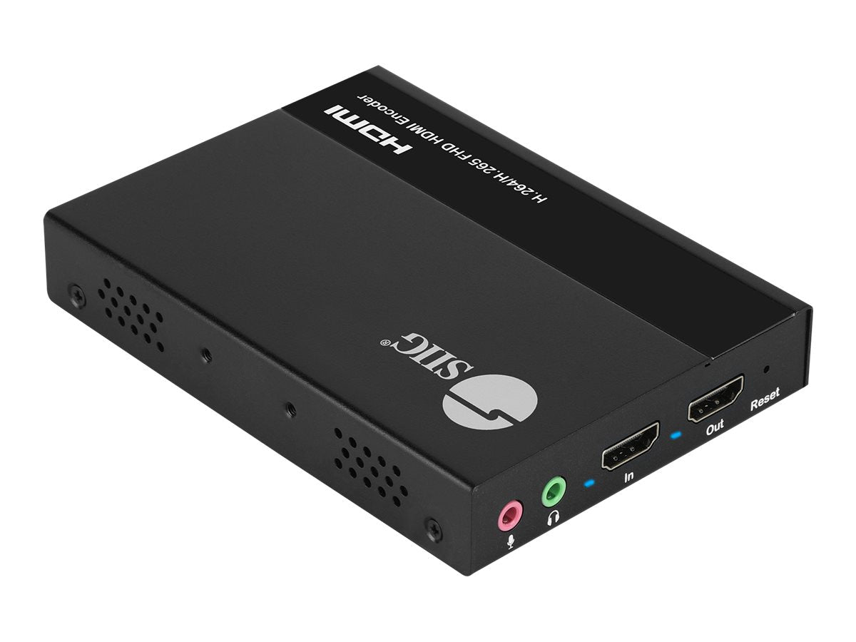 Conmutador AV SIIG HDMI Video H.264 H.265 IPTV Encoder - vista 1