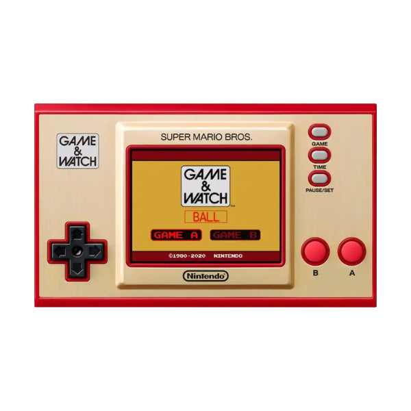 consola-nintendo-game-&-watch-super-mario-bros-the-lost-levels-ball-con-reloj-digital-tan