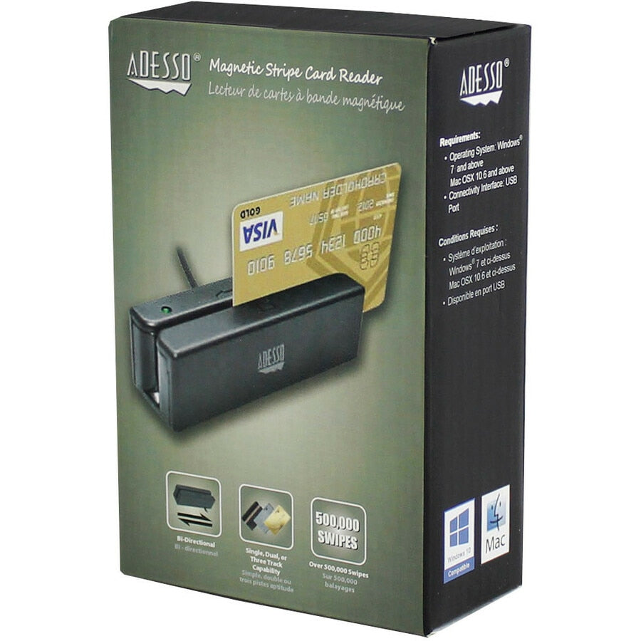 Control de Acceso Adesso MSR-100 Magnetic Stripe Card Reader - vista 6
