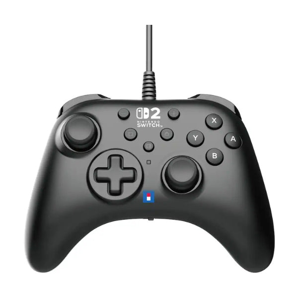 control-gaming-cableado-hori-horipad-turbo-con-botones-programables-para-nintendo-switch-2-switch-y-oled-negro