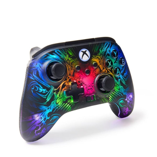 control-inalambrico-gaming-powera-fusion-pro-lumectra-rgb-para-xbox-series-x|s-y-xbox-one-negro