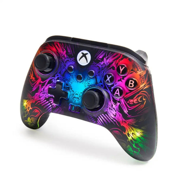 control-inalambrico-gaming-powera-fusion-pro-lumectra-rgb-para-xbox-series-x|s-y-xbox-one-negro