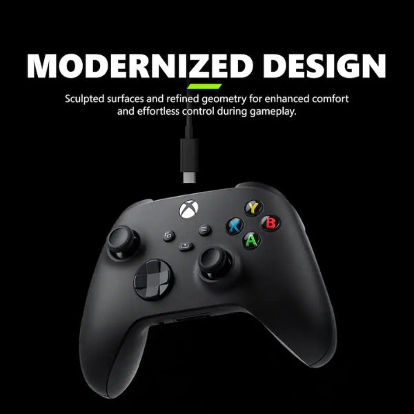 control-inalambrico-microsoft-xbox-bluetooth-con-cable-usb-c-para-xbox-series-xs-xbox-one-y-pc-negro-carbon