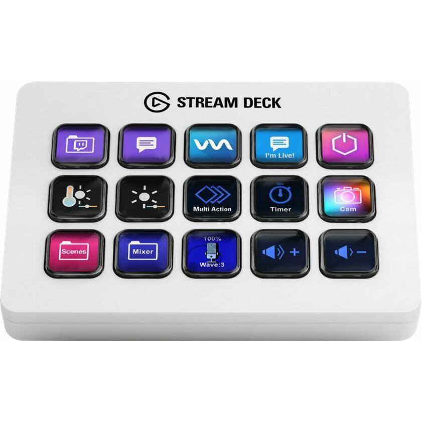 Controlador AV Elgato STREAM DECK MK.2 (WHITE) - vista 5