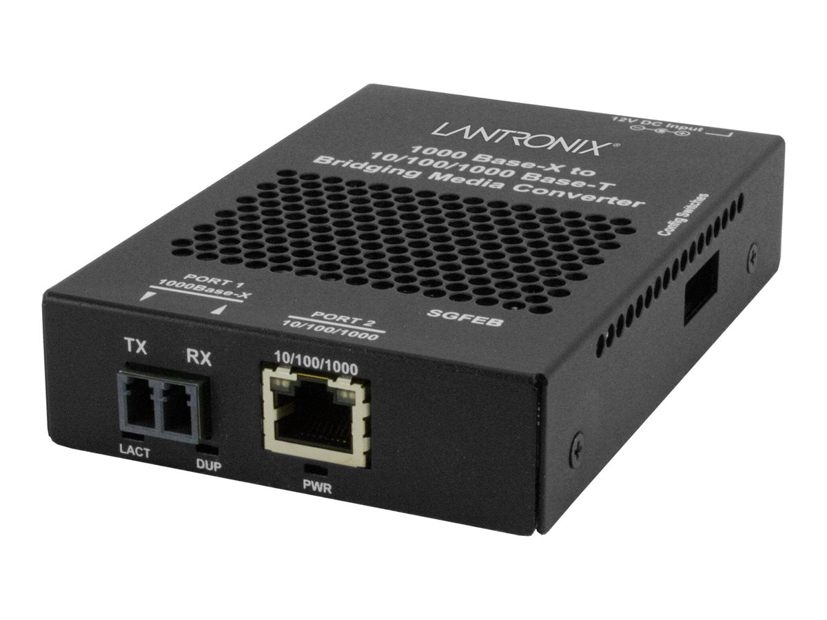 Convertidor de Medios Lantronix SGFEB Series - vista 1