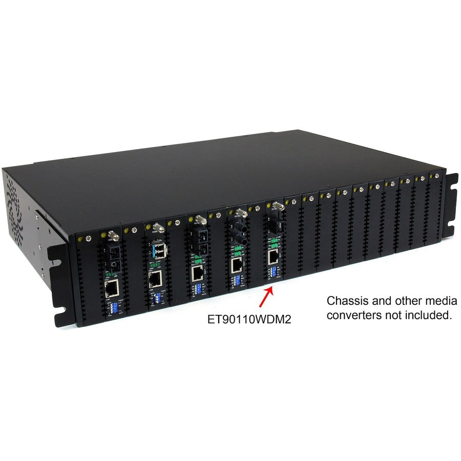 Convertidor de Medios StarTech.com StarTech 10/100 Mbps Ethernet Single Mode WDM Fiber Media Converter Kit SC - vista 5