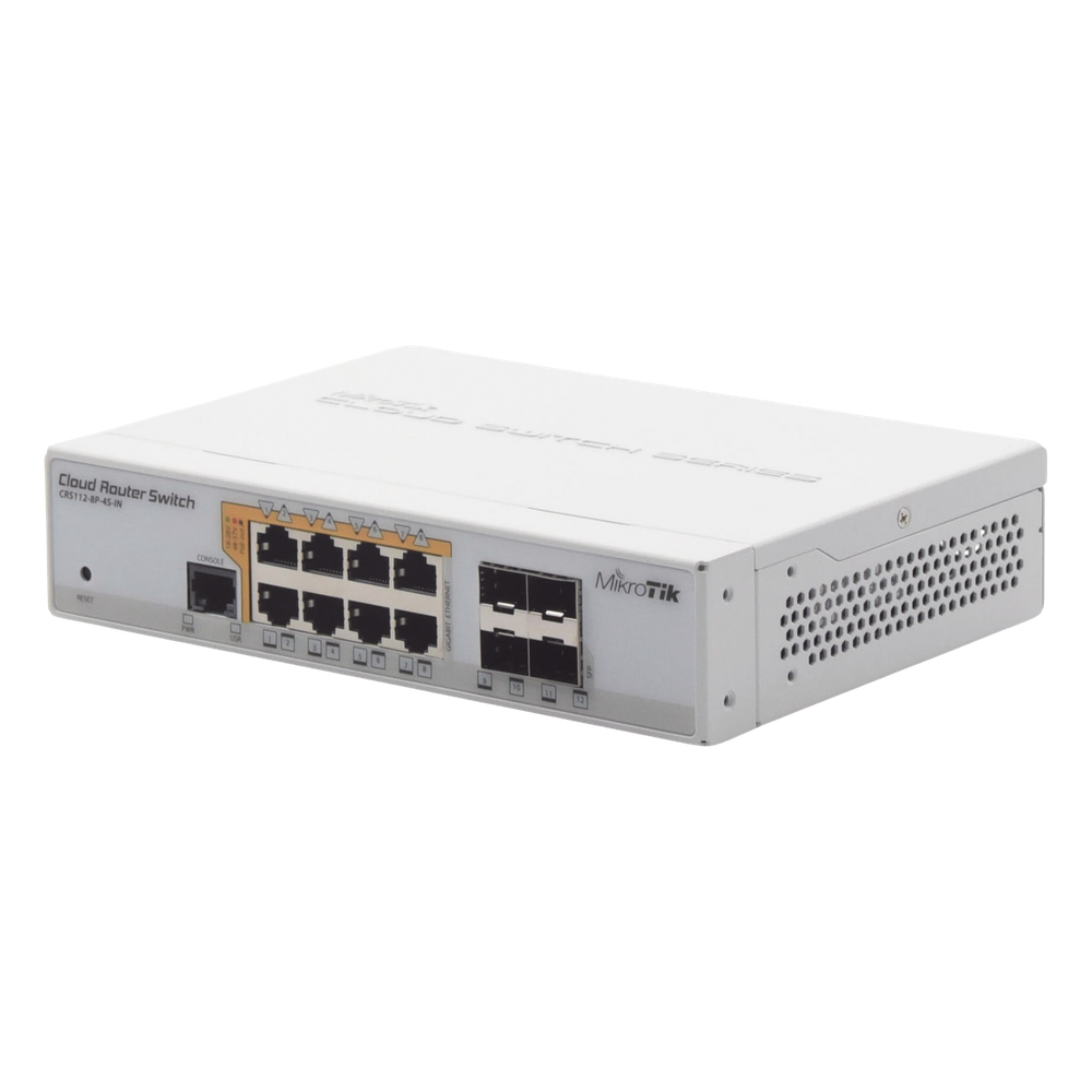 Cloud Router Switch Administrable L3 Mikrotik CRS112-8P-4S-IN