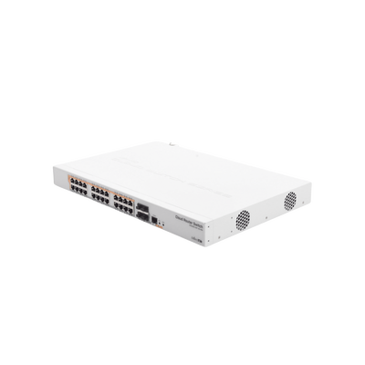 CRS328-24P-4S+RM - 24 port Gigabit Ethernet router Mikrotik CRS328-24P-4S+RM