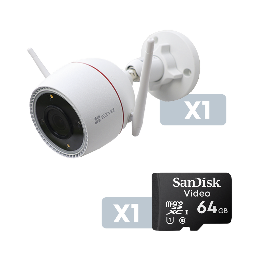 Kit Bala WiFi + Memoria EZVIZ CS-H3C-4MP-KIT 64 GB