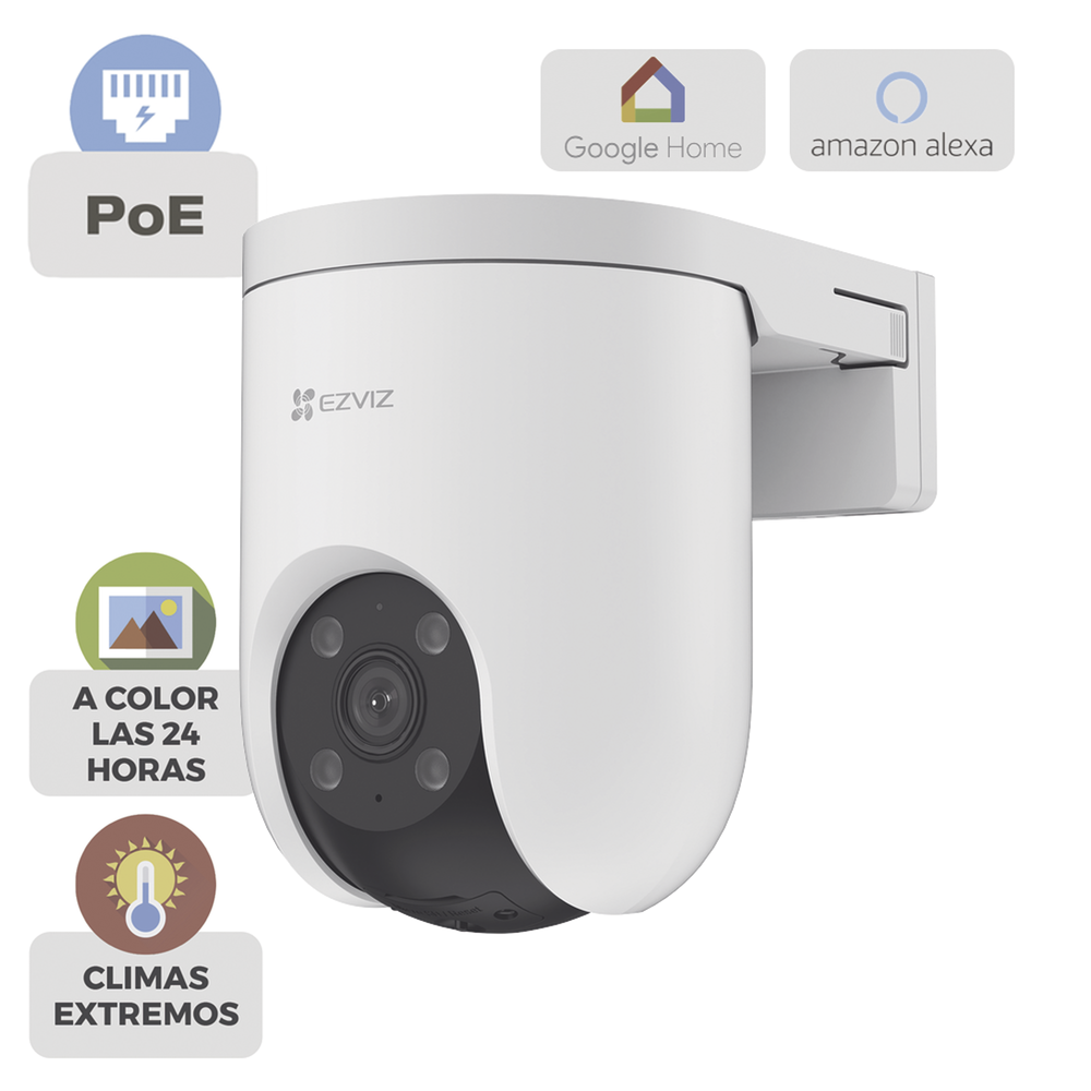 Cámara PT PoE EZVIZ CS-H8C/3MP/POE