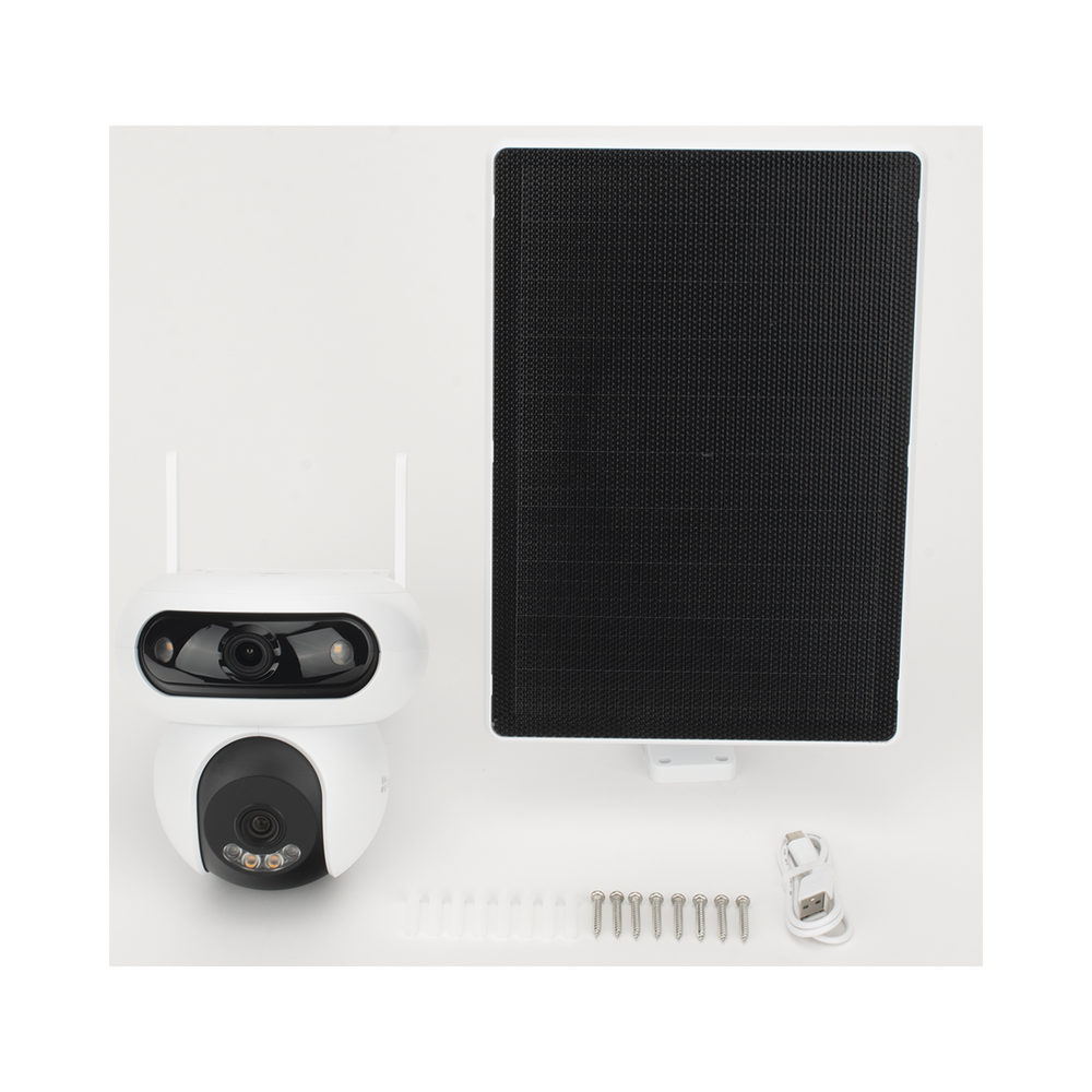 Cámara de Seguridad Dual 4G LTE EZVIZ CS-HB90X/SP/4G/W 35 m 512 GB