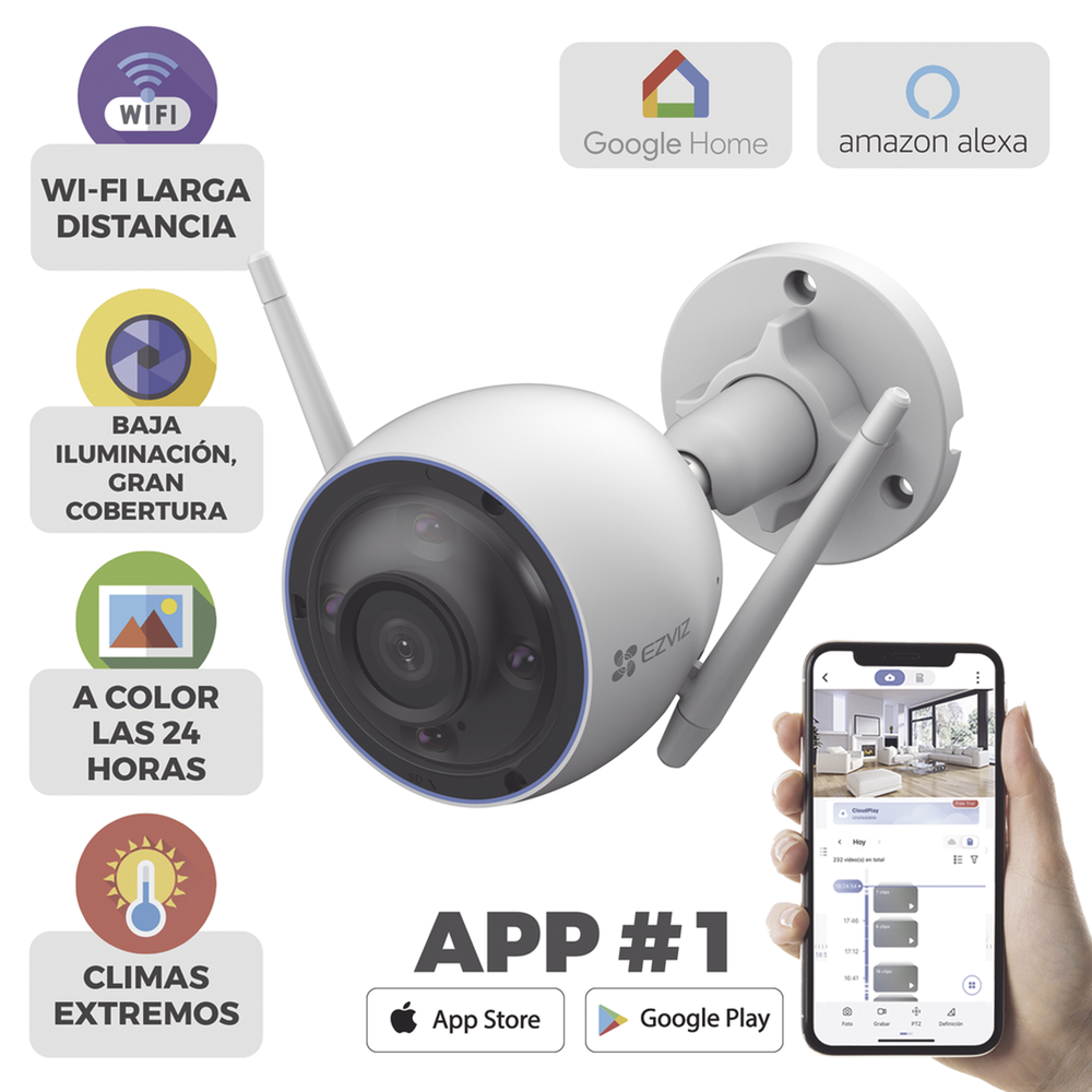 Cámara Doméstica WiFi EZVIZ CSH33K