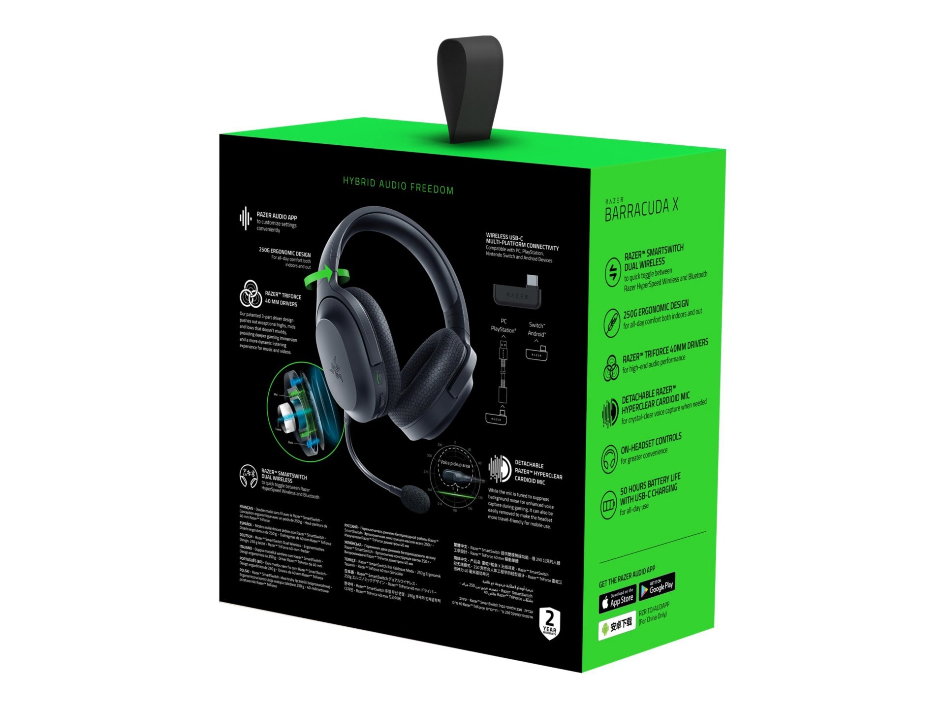Diadema con Micrófono Razer Barracuda X - vista 5