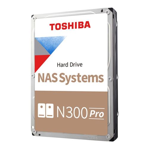 Disco Duro Interno Toshiba N300 Pro 18TB 7200 RPM SATA III 3.5" CMR para NAS