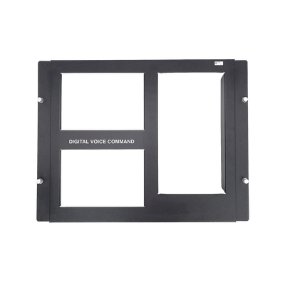 Placa de 2 Fila para DVC Notifier DPA-2B Negro