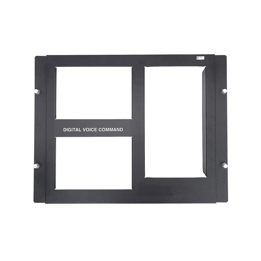 Placa de 2 Fila para DVC Notifier DPA-2B Negro