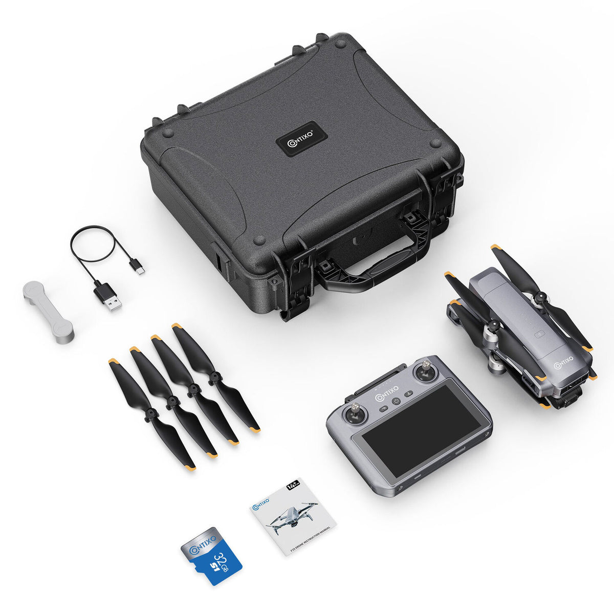 Dron Contixo F33 Vortex 4K con Control de Pantalla Táctil