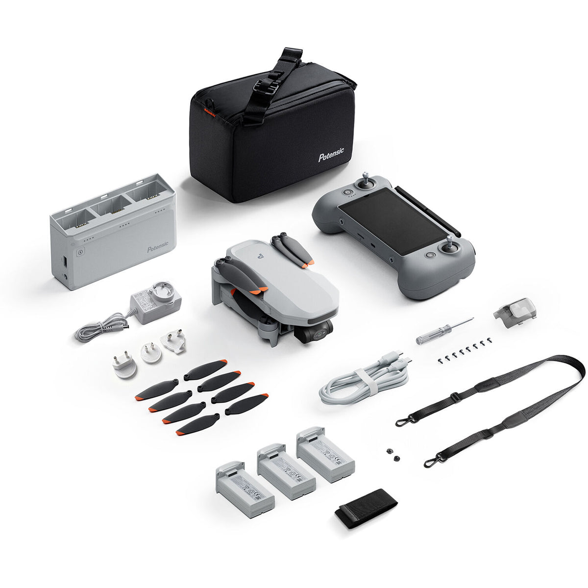 Dron Potensic ATOM 2 Fly More Combo con Control PTD 1
