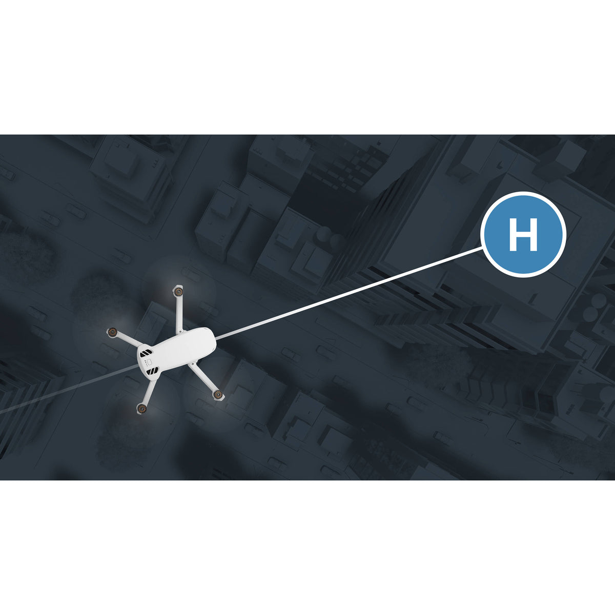 Dron SKYROVER S1 Blanco